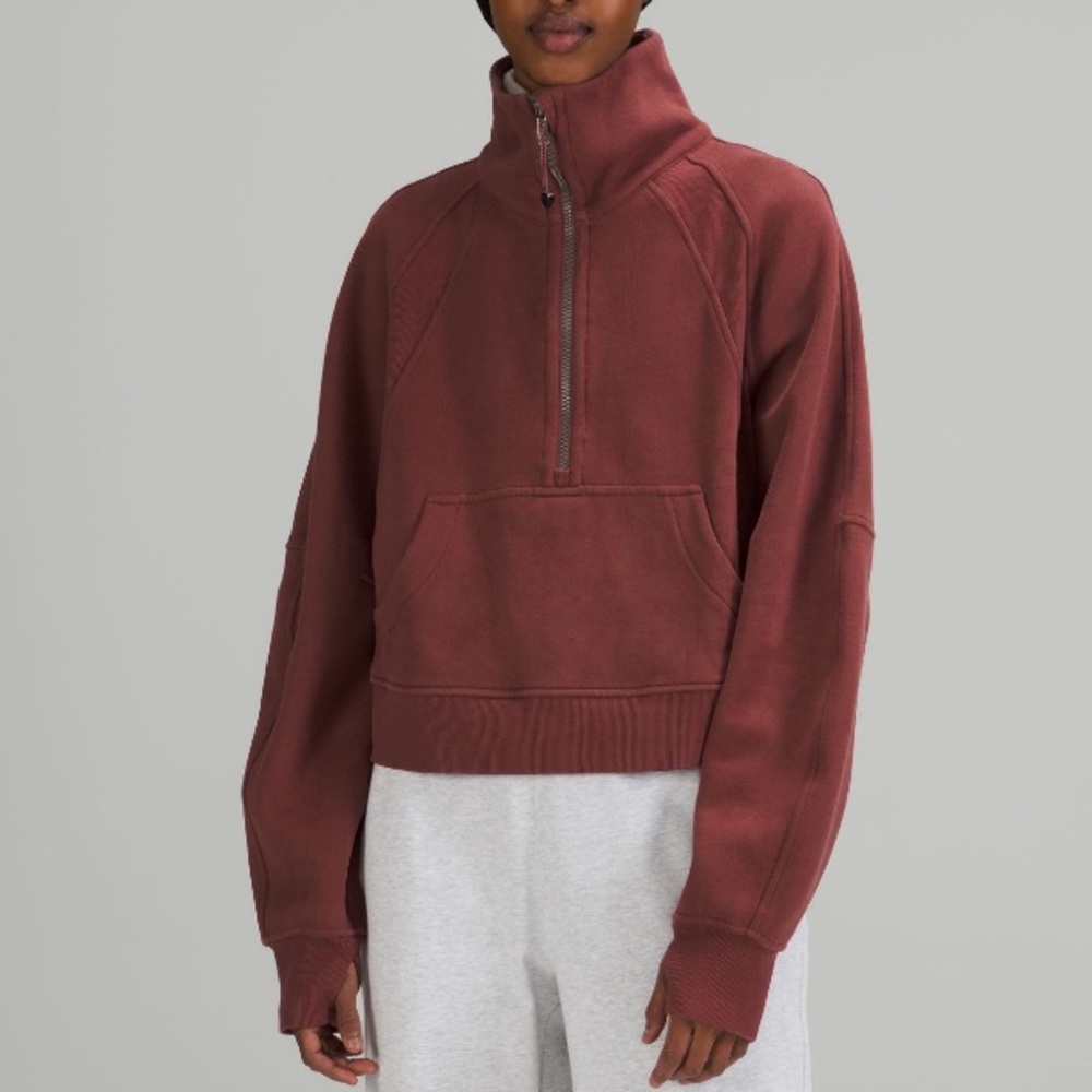 Lululemon Scuba Funnel Neck Half Zip Pullover Size XS/S